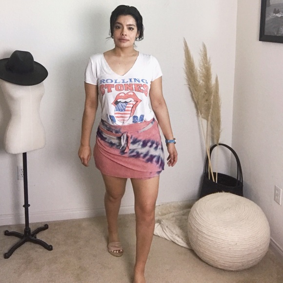 Free People Dresses & Skirts - Free People Ann Reed Tie-Dye Wrap Mini skirt